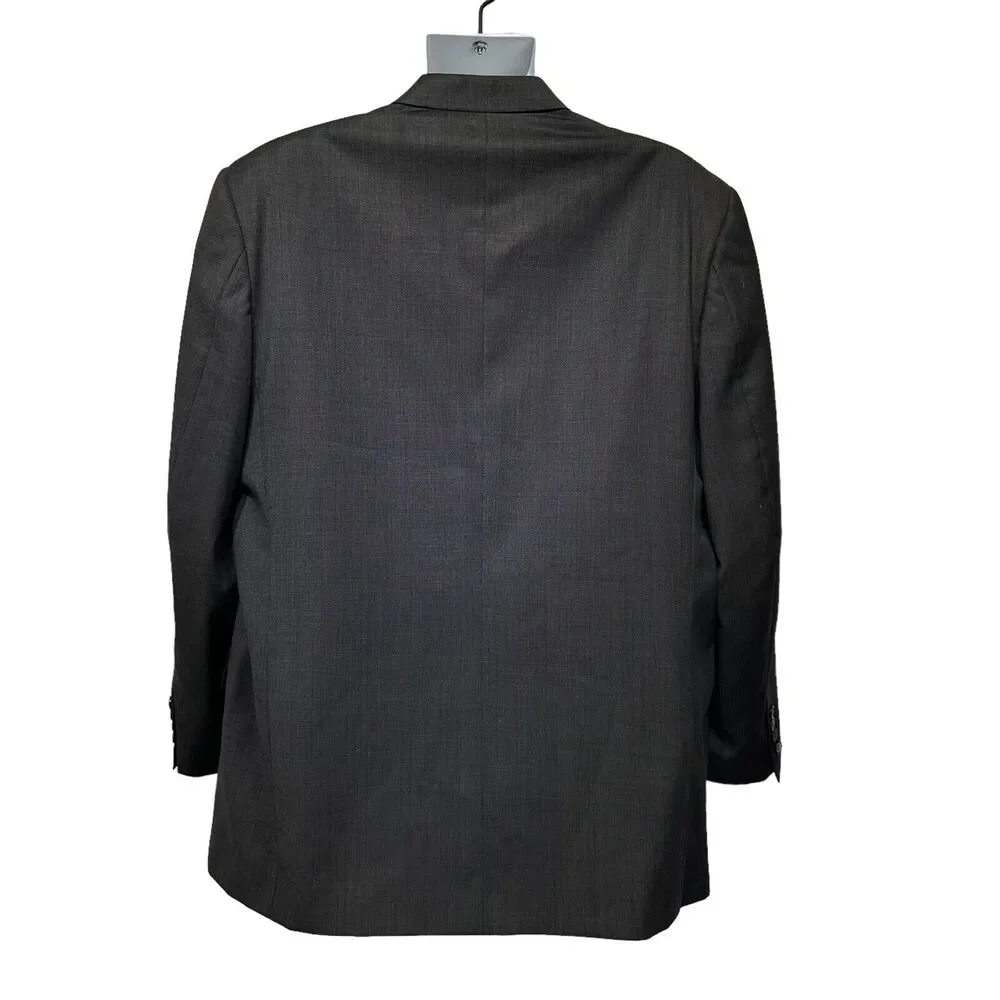 ferretti uomo mens size 44R gray wool blazer coat